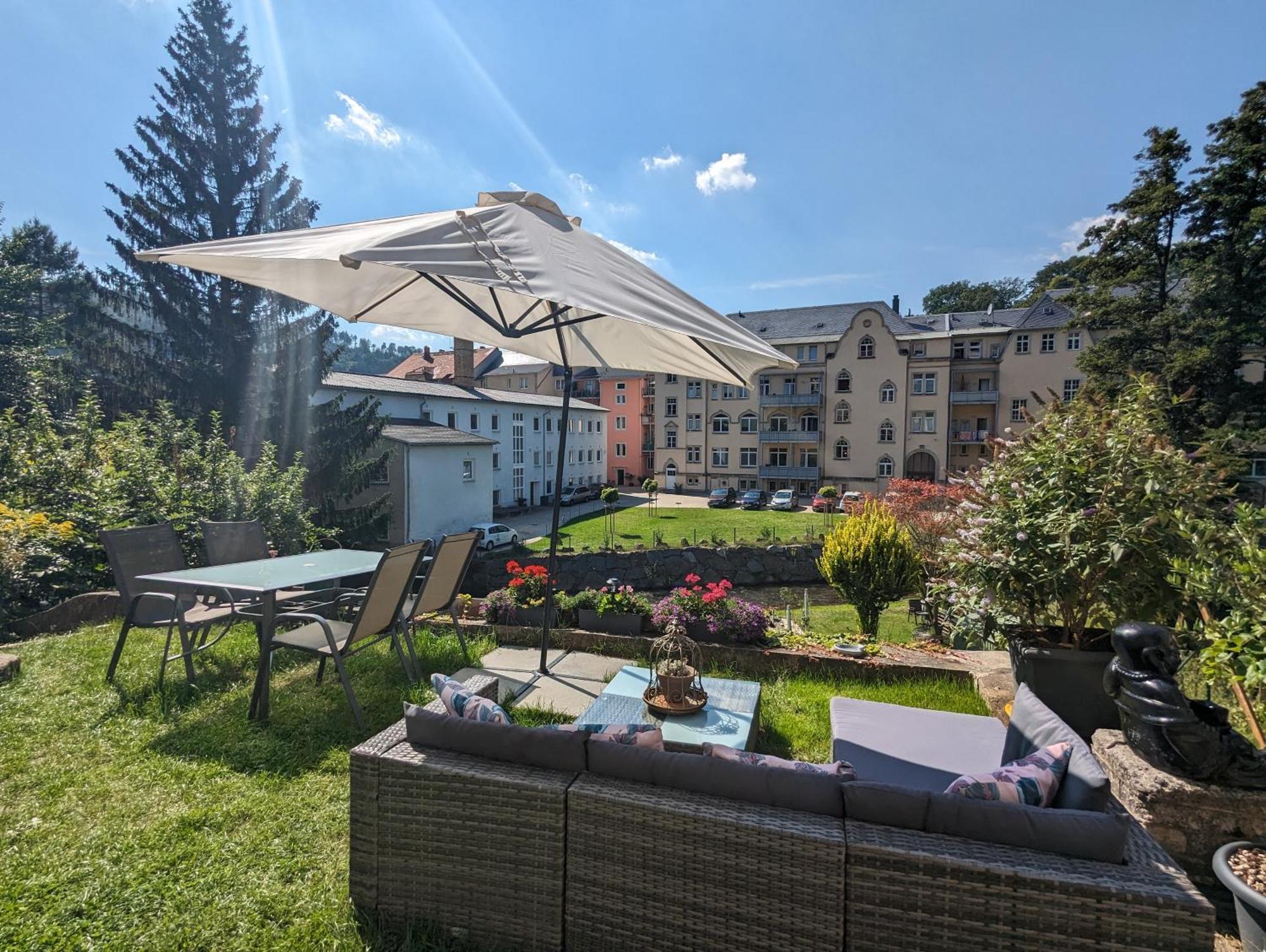 Uo2 - Urlaubsmagie - Garten, Whirlpool, Sauna Apartment Sebnitz Ngoại thất bức ảnh