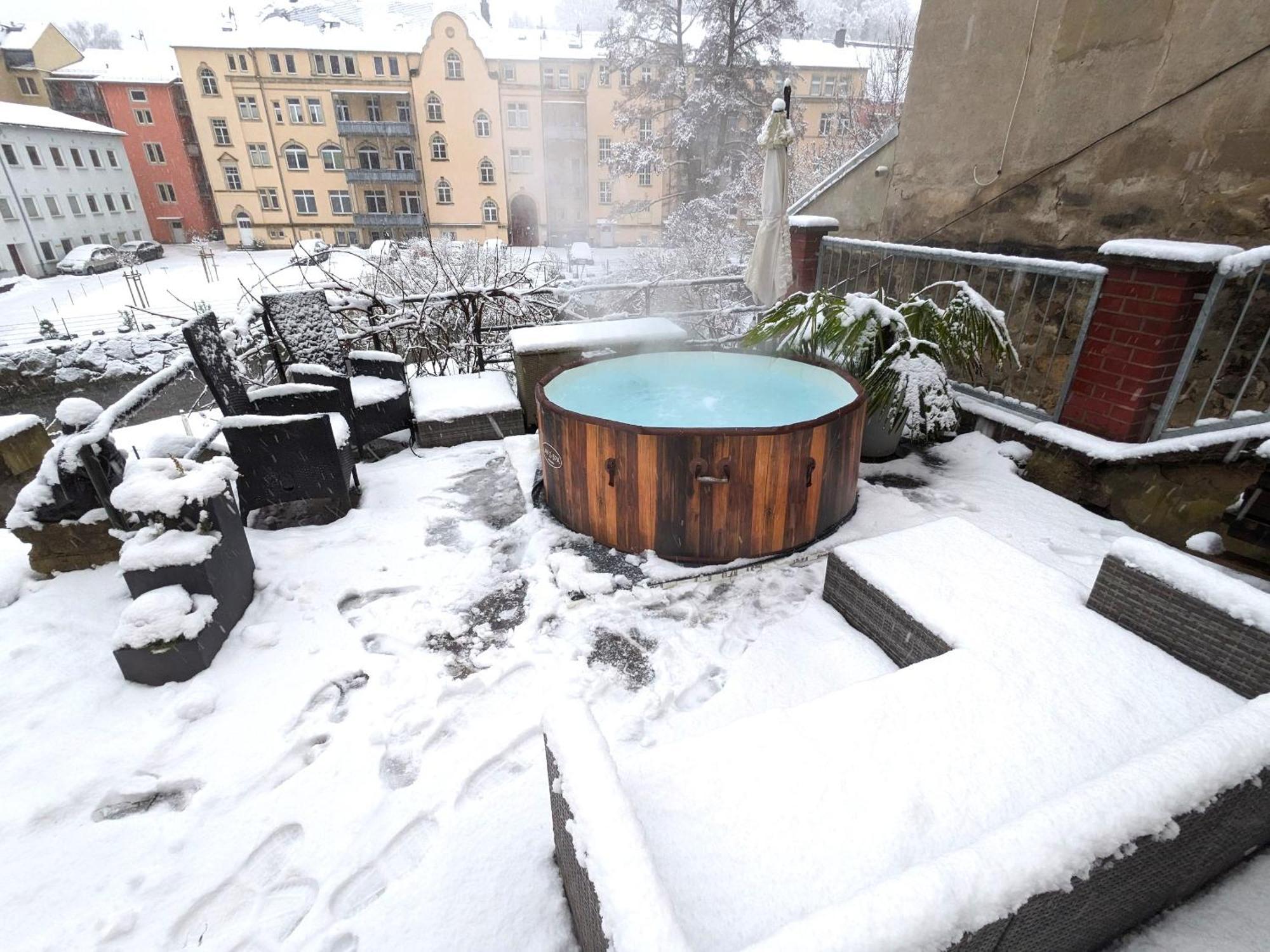 Uo2 - Urlaubsmagie - Garten, Whirlpool, Sauna Apartment Sebnitz Ngoại thất bức ảnh